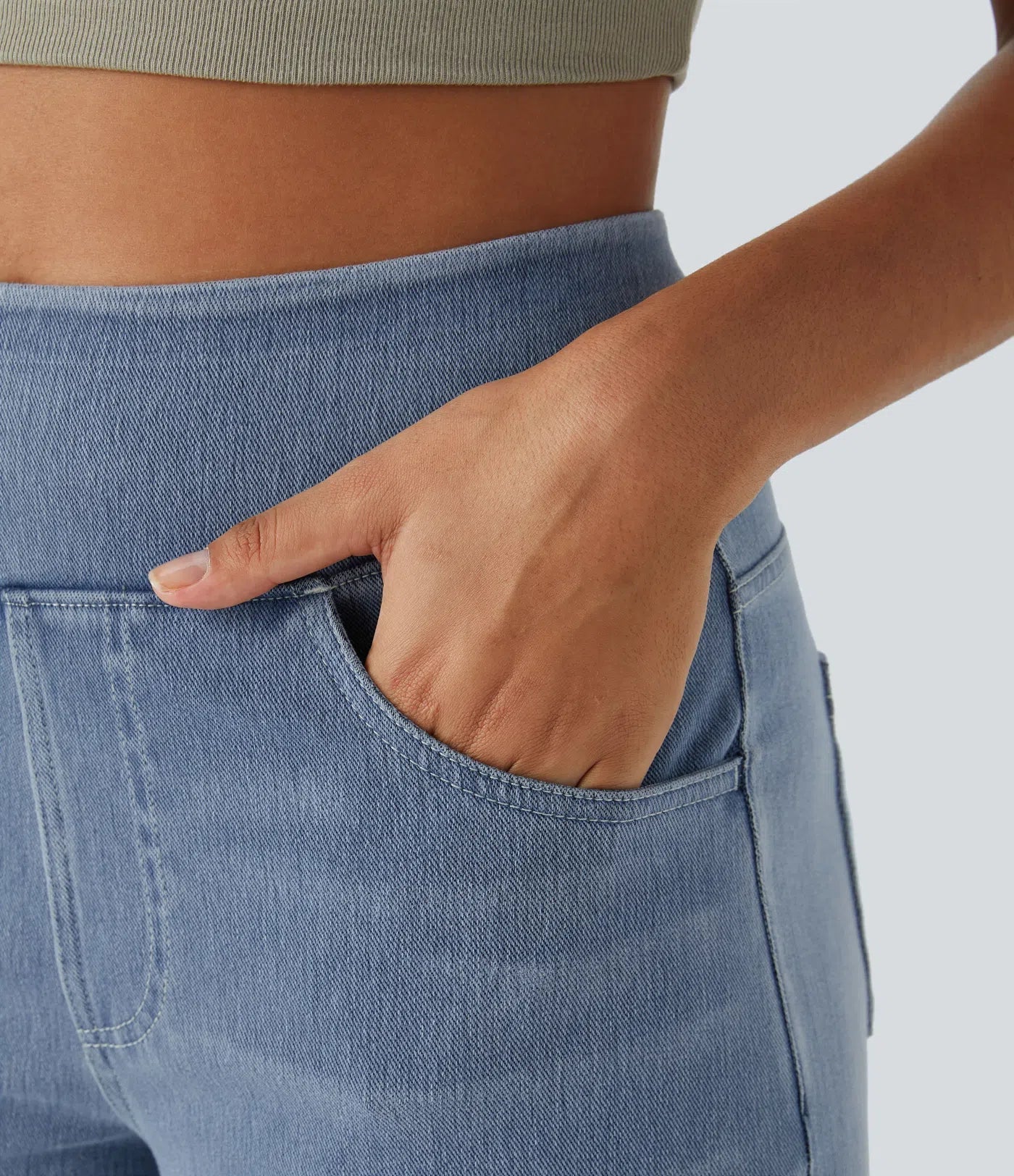 Evie™ | Komfortable elastiske bukser med høj talje