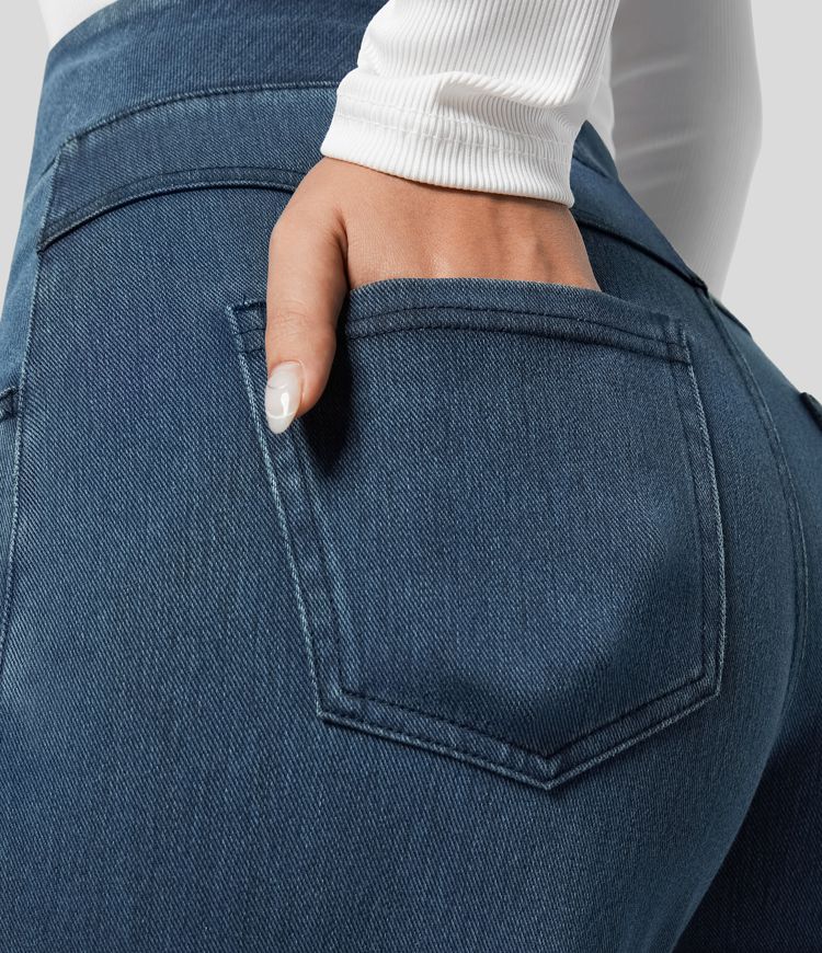 Evie™ | Komfortable elastiske bukser med høj talje