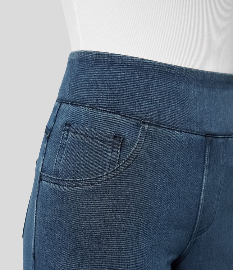 Evie™ | Komfortable elastiske bukser med høj talje